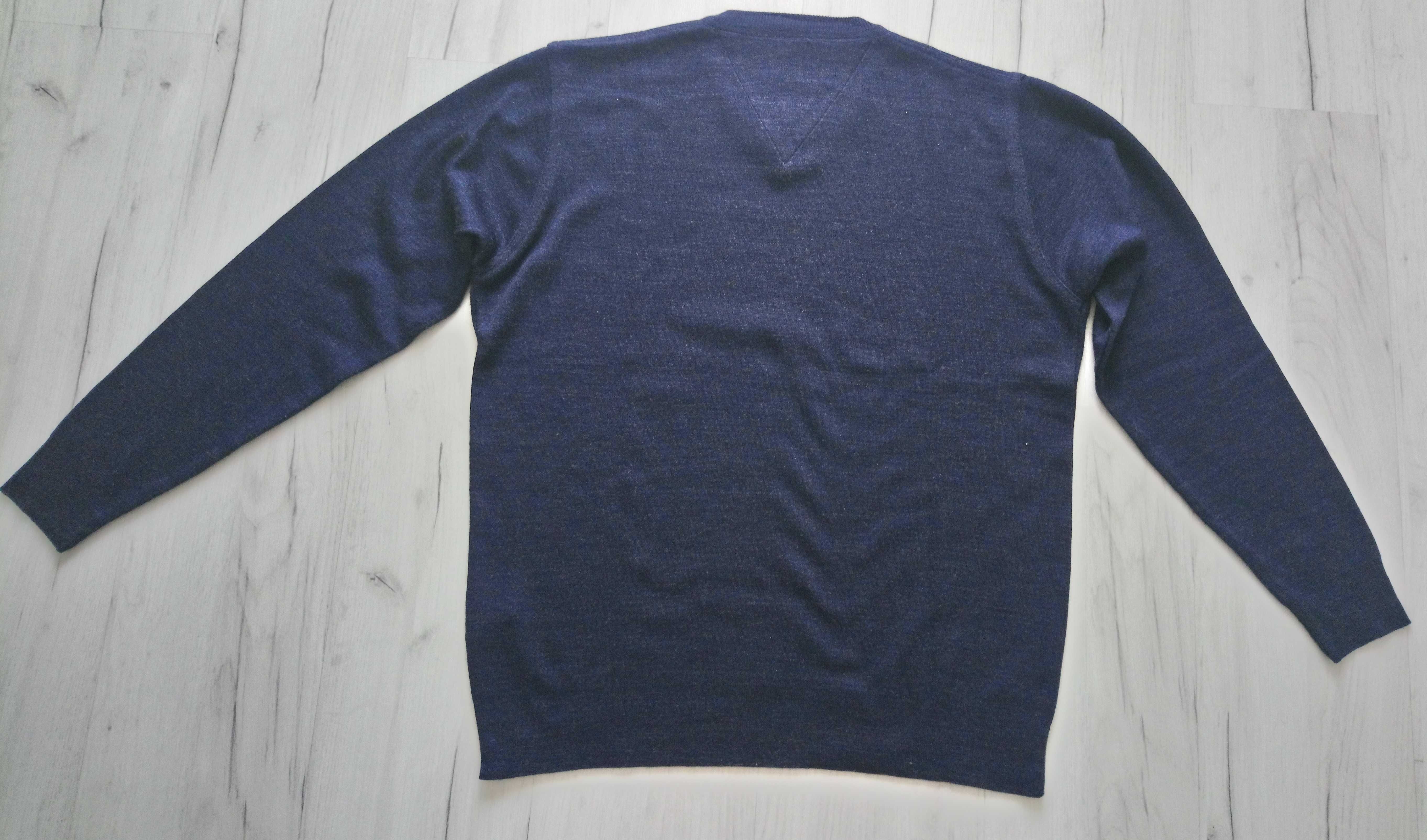 Męski lekki sweter Tommy Hilfiger XXL XL premium cotton wys. gratis