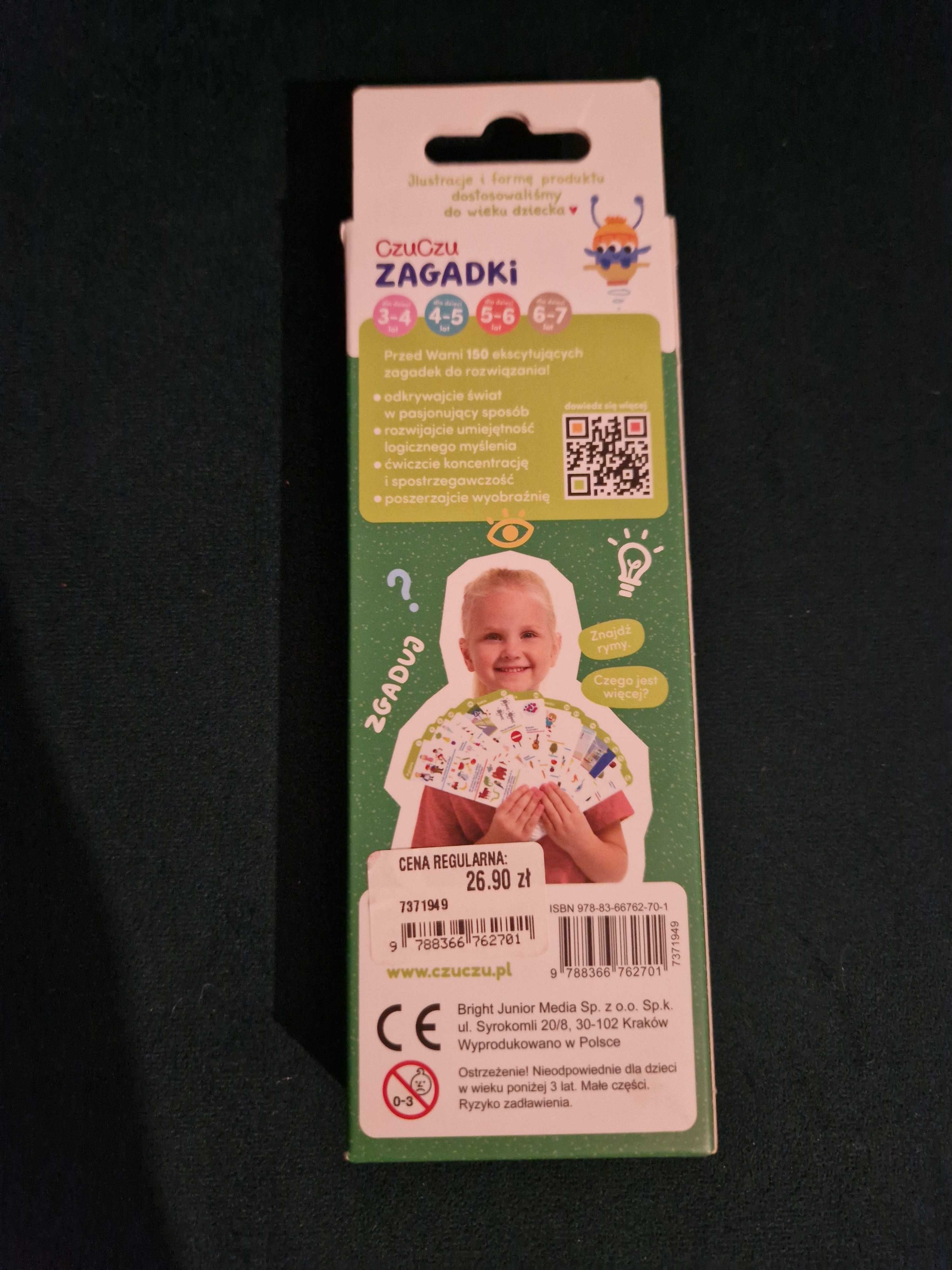 CzuCzu Zagadki dla dzieci w wieku 5-6 lat