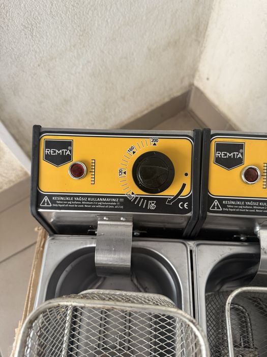Фритюрниця Подвійна Професійна Remta 4+4 Літри