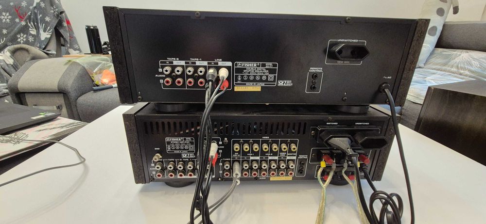 Wieża Fisher CA-P7 Studio Standard plus STE 333, pilot oryginał