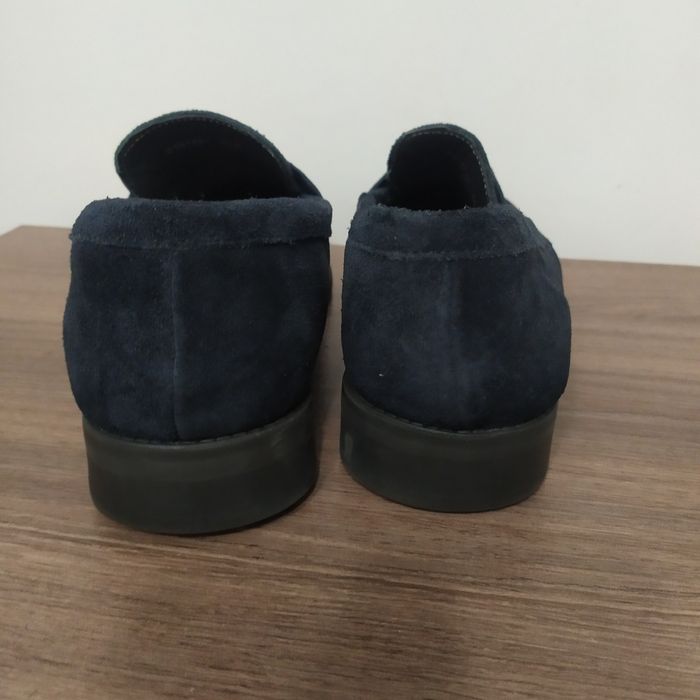 Чоловічі туфлі, лофери замшеві