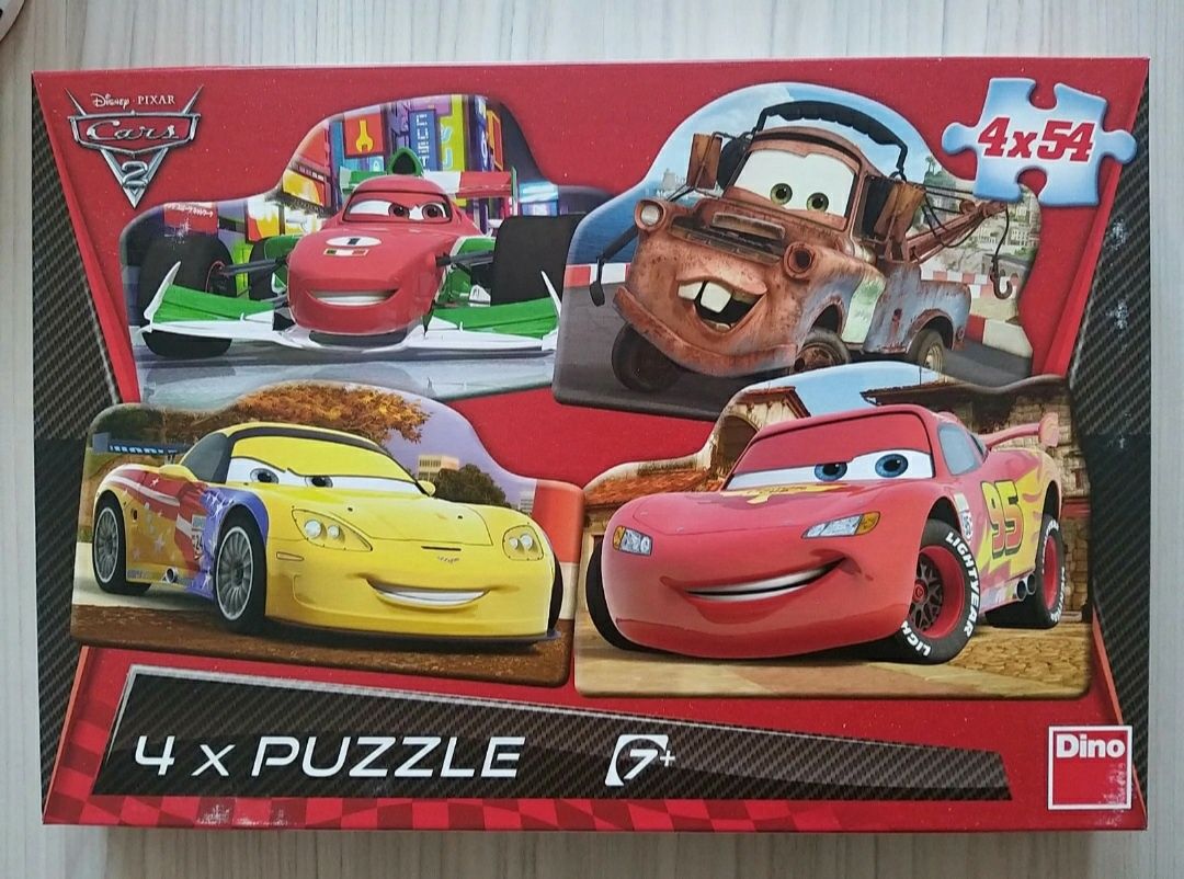 Puzzle Auta Trefl 4x54 elementy