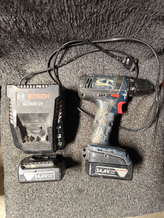 Wkrętarka Bosch GSR 18v 14,4v sprawna komplet