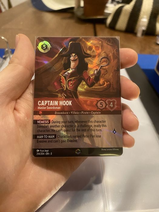 Lorcana Captain Hook - Master Swordsman - Enchanted