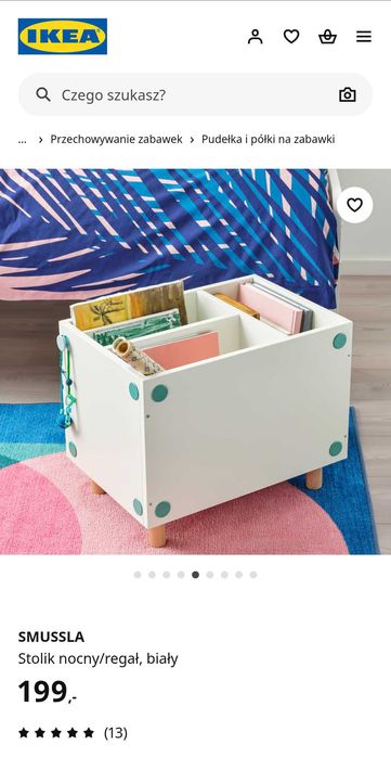 SMUSSLA IKEA regał/ stolik