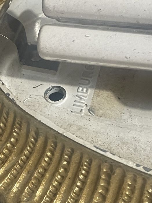 Glashutte Limburg lampa kinkiet scienny krysztalowa mala złota