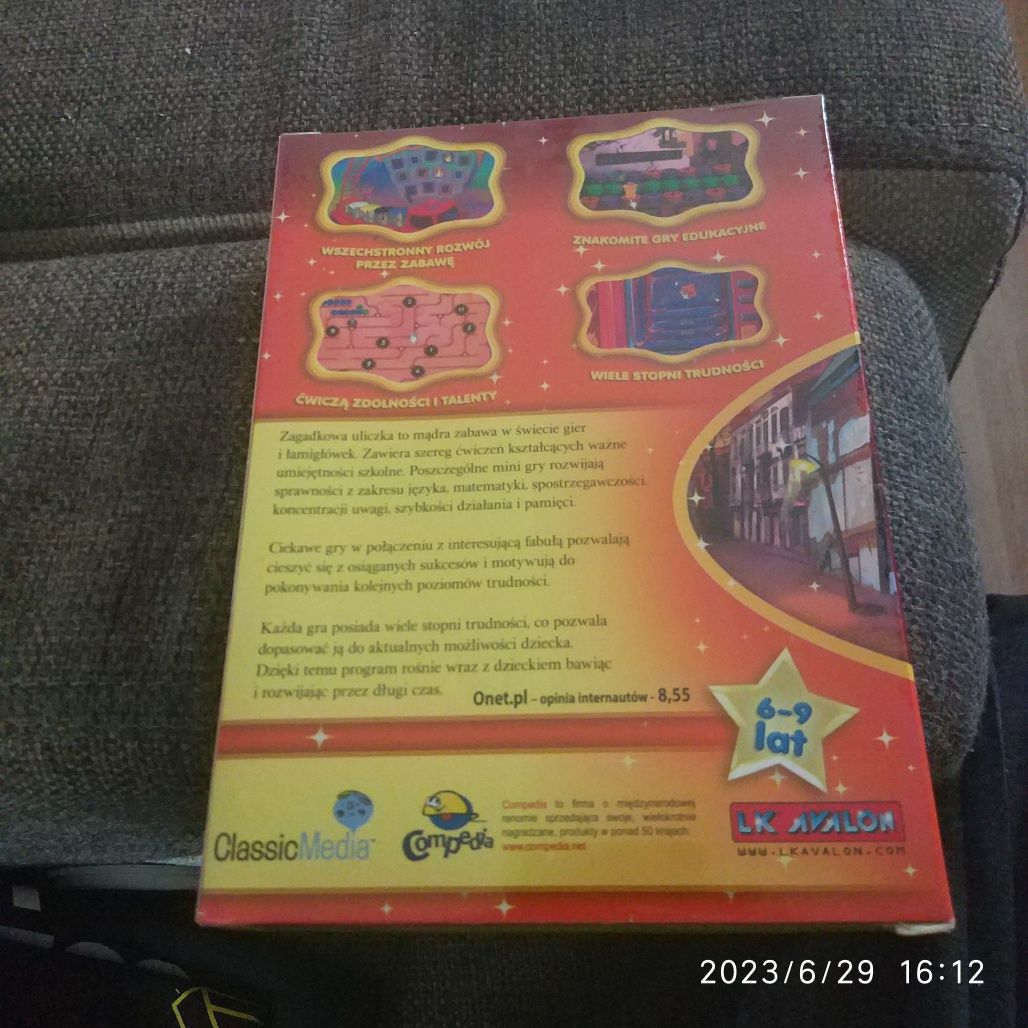 Gra edukacyjna CD-ROM dla dzieci 6-9 lat