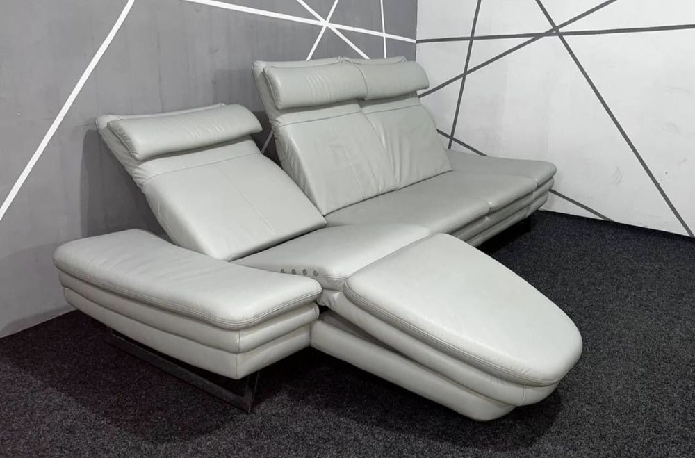 Кожаный диван Реклайнер Шкіряний Мягкая мебель Кресло Доставка