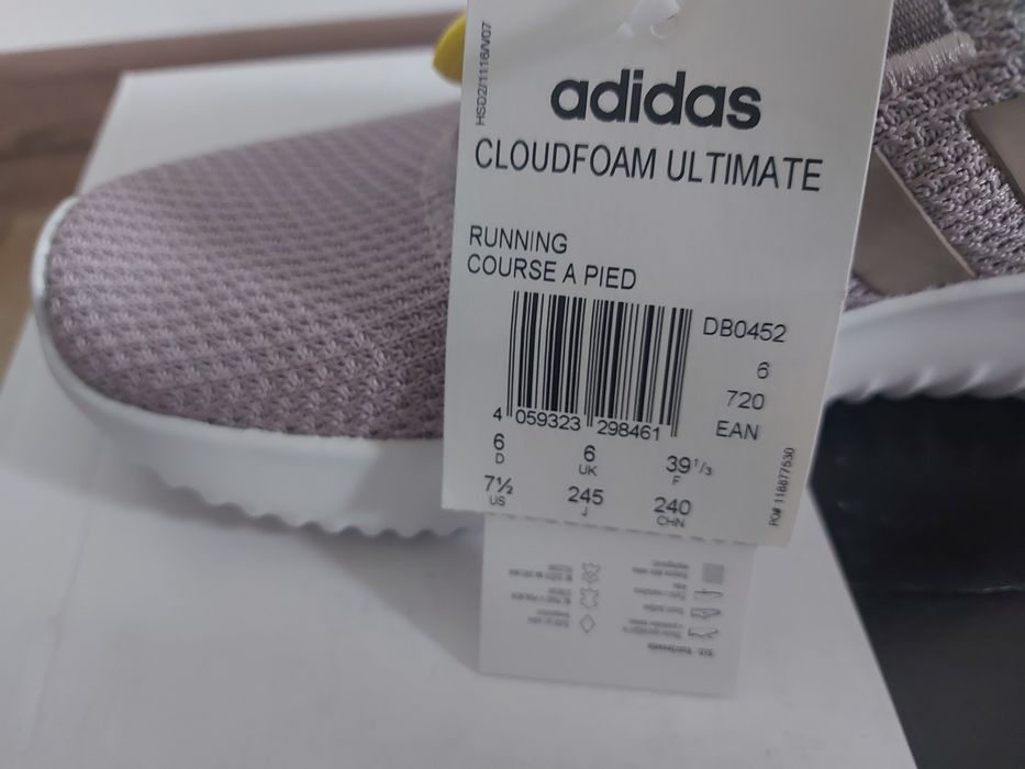 39 1/3 ADIDAS Cloudfoam Ultimate DB0452 NOWE!