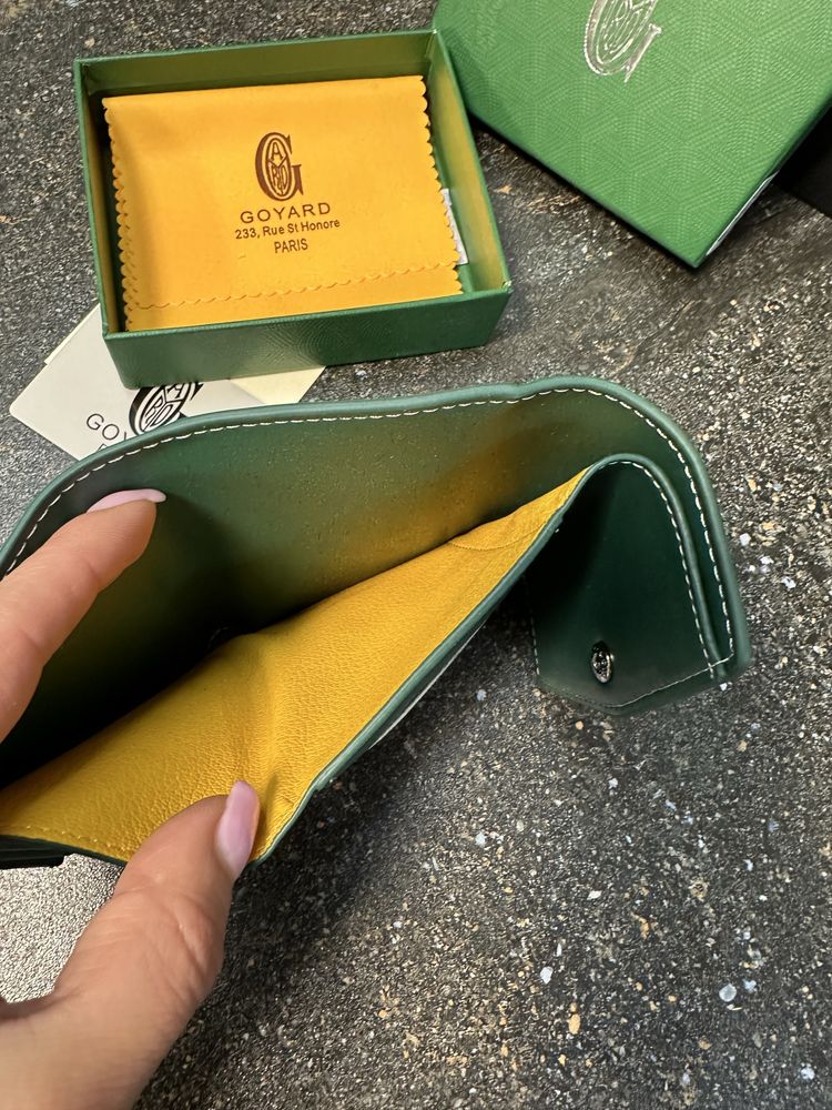 Кошелек Goyard натуральная кожа