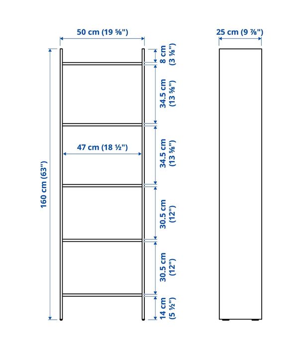 Estante branca do IKEA