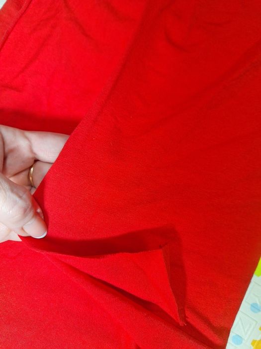 Ткань вискоза красная Турция