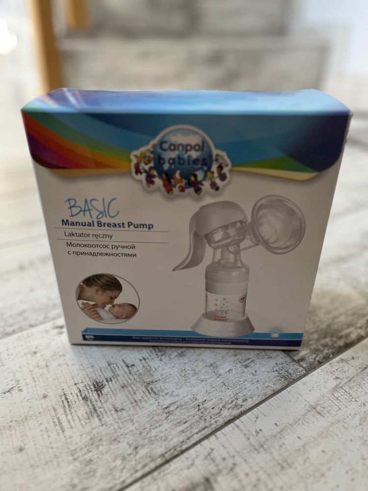 Laktator ręczny Canpol Babies Basic + Gratis! Woreczki i wkładki lakt.