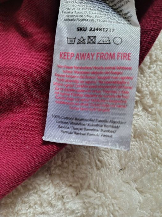 Bluzka z długim rękawem z bobrem 128 bawełna