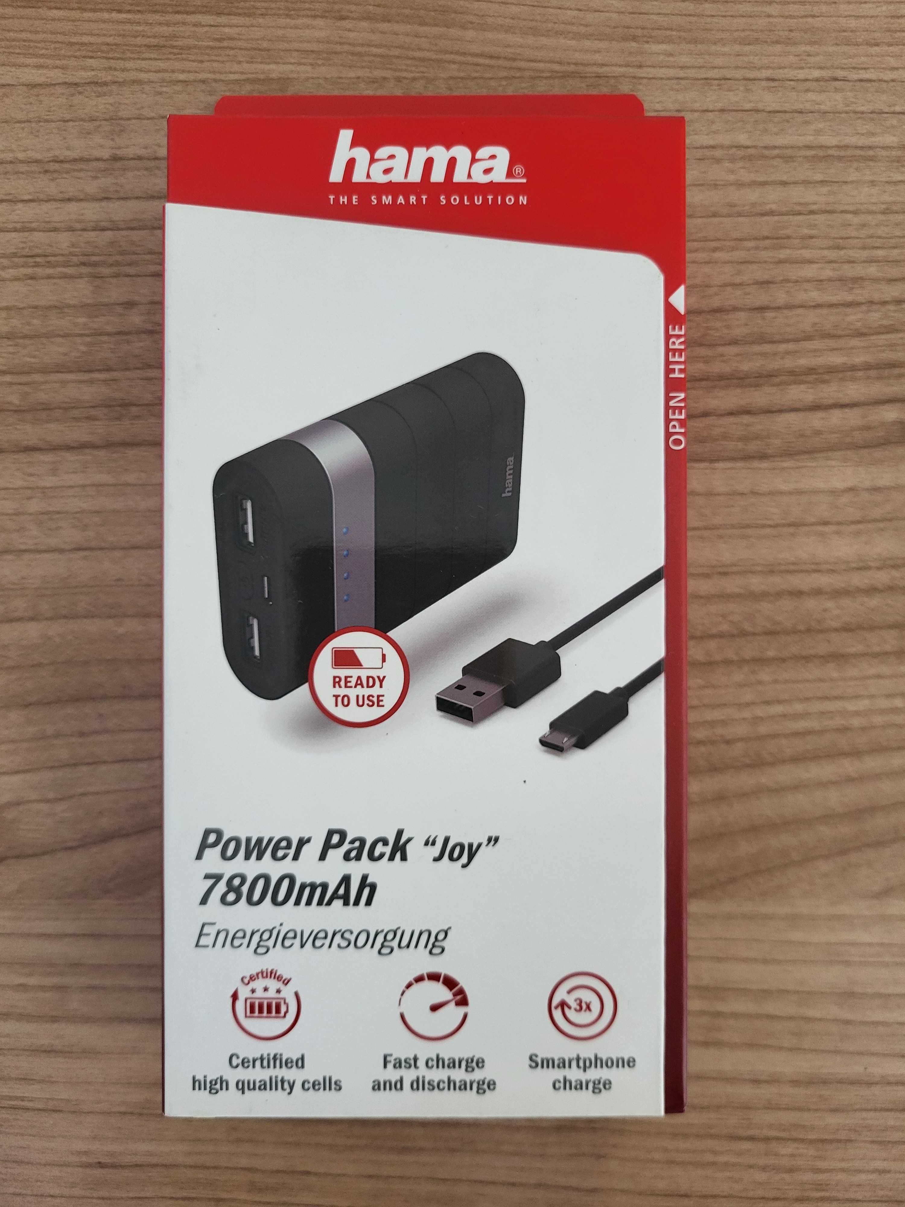 Powerbank Hama 7800 mAh czarny