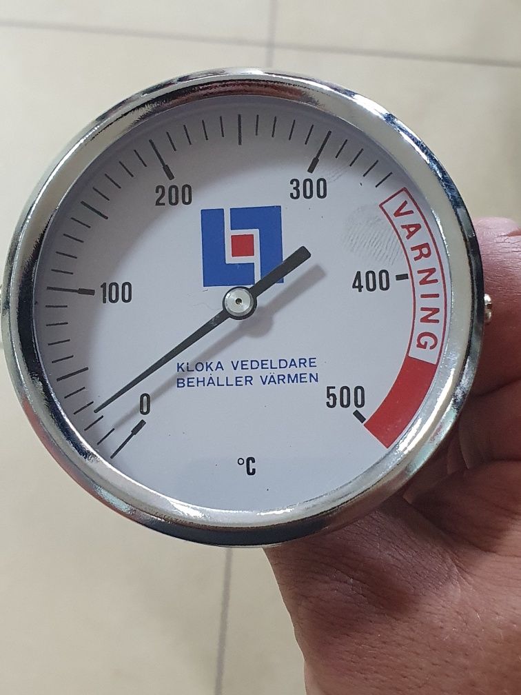 Czujnik temperatury termometr 0-500 stopni do pieca grilla wędzarnia