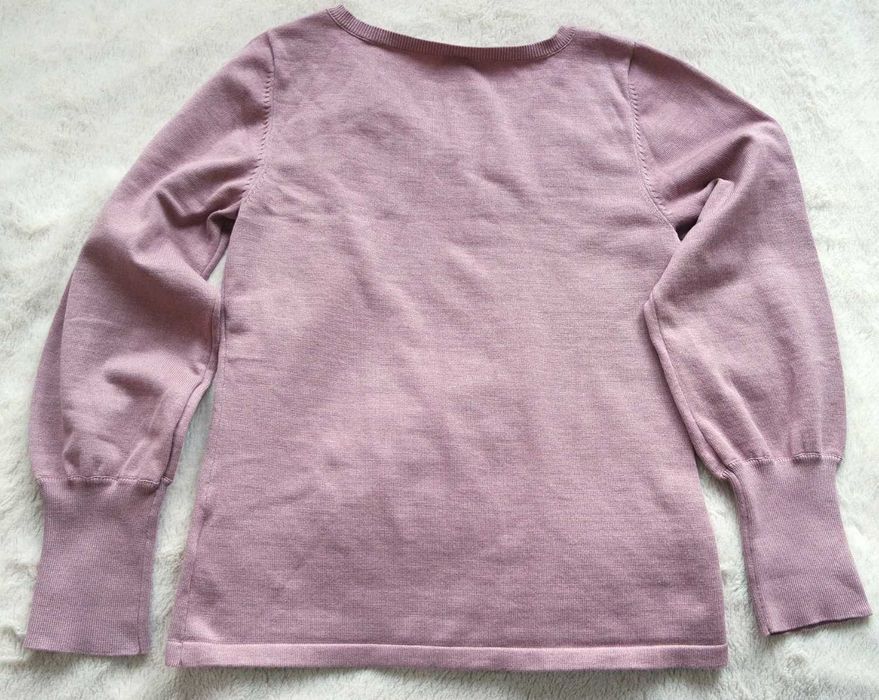 Sweter bodyflirt bonprix blady róż 36/38 S/M dopasowany