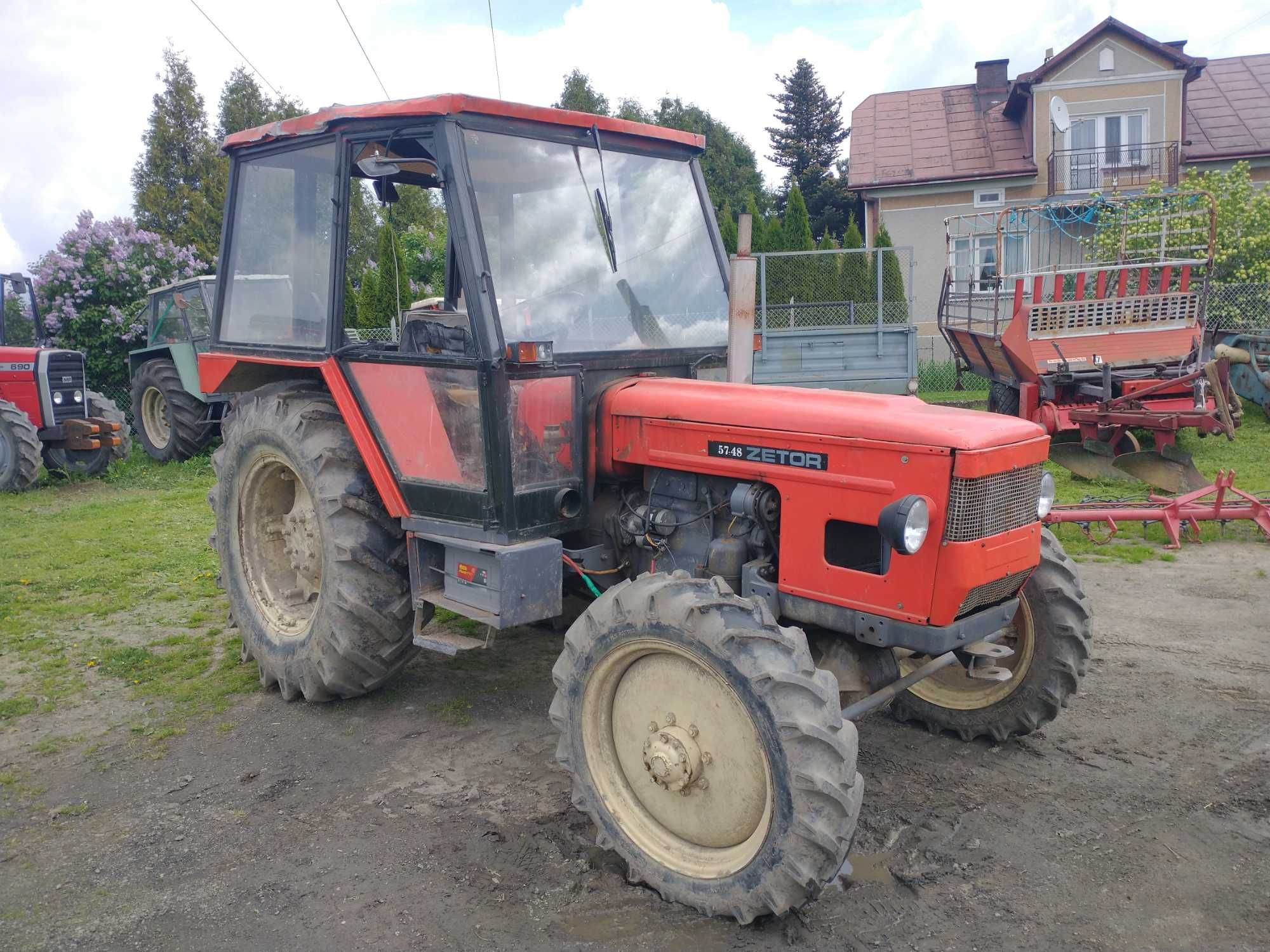 Zetor 5748 przedni naped 4x4 zarejestrowany