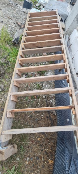 Schody 365cm drweniane