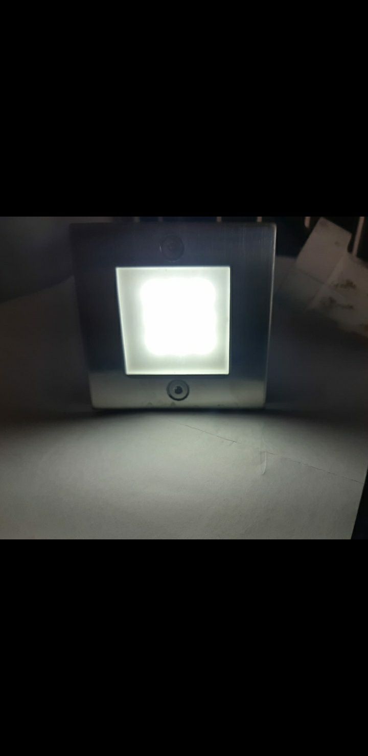 Halogen zewnetrzny oprawa lampa ip54 led kwadrat oświetlenie  podbitki