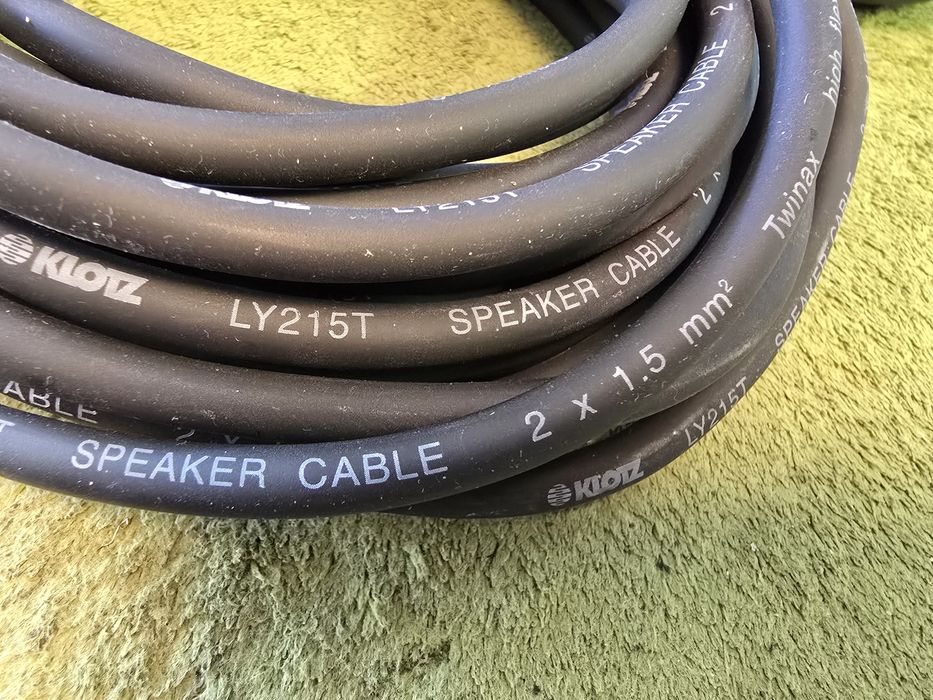 KLOTZ LY215T kabel głośnikowy 2 x1.5² 3.9 m.