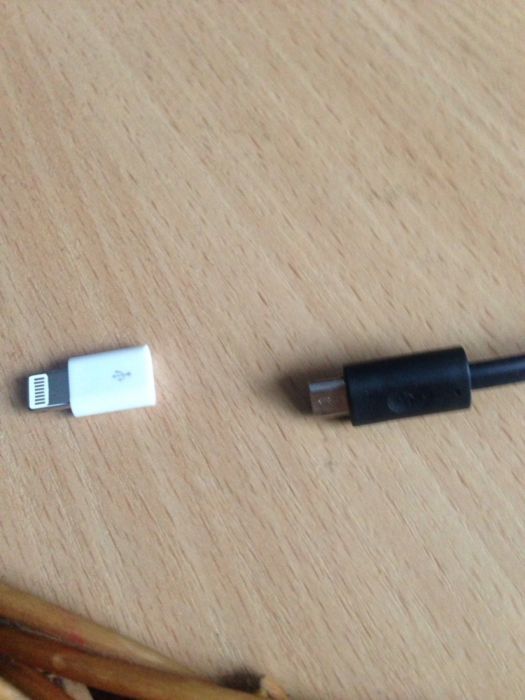 IPhone 5,6,7,8 adapter Ładowania na każdy kabel Micro USB. Tychy.