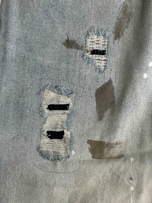 Джинси Vetements Cargo faded baggy archive синие джинсы distressed L