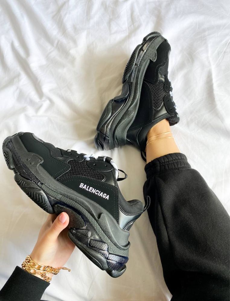 Balenciaga Triple S Black Sole 36-41 buty trampki tenisowki sneakersy