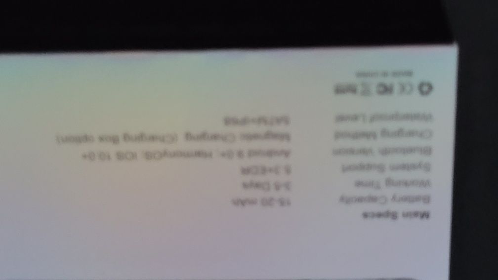 Smart ring inteligentny pierścień z wyświetlaczem  rozmiar #8