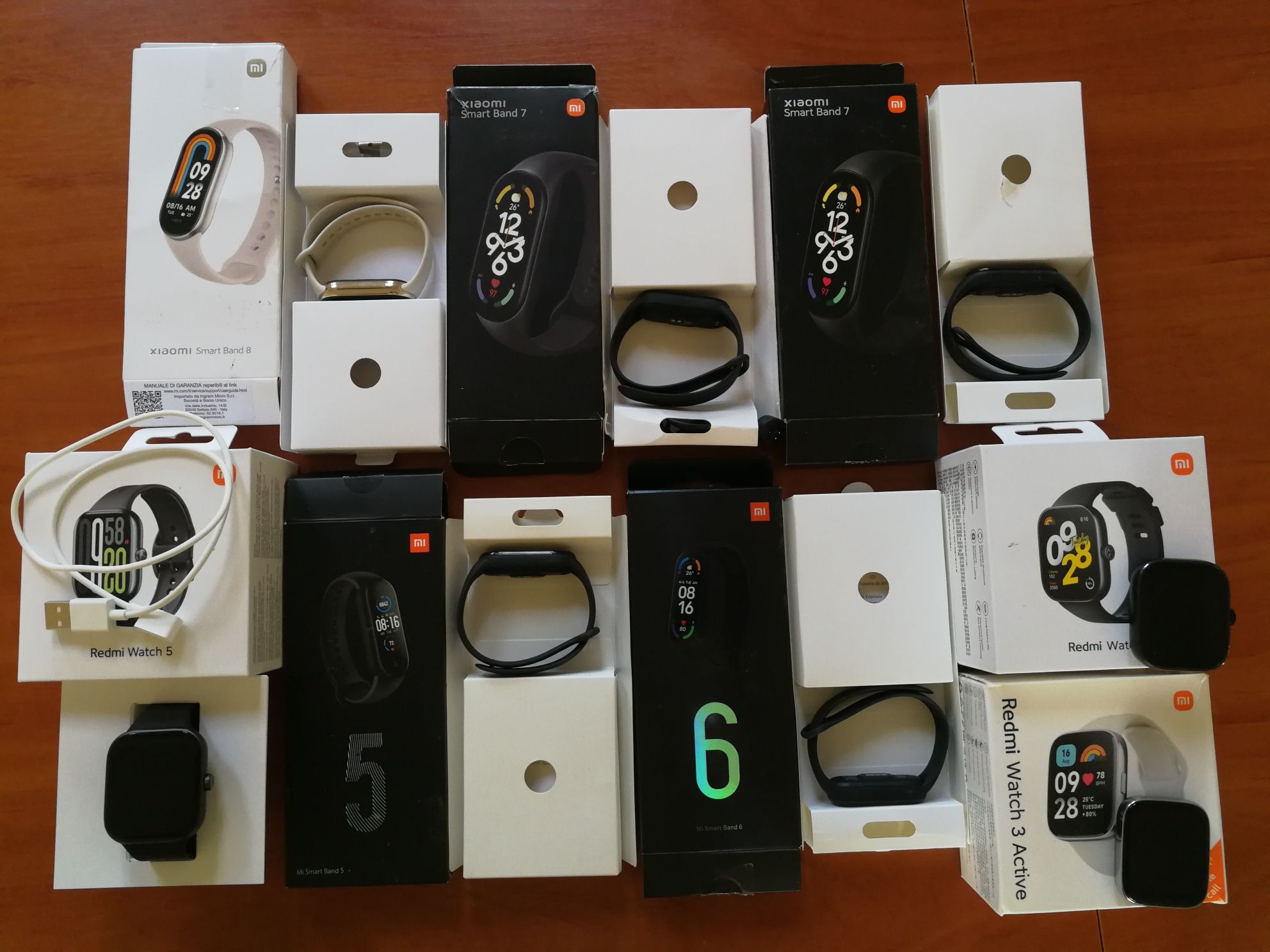 Zestaw Zegarek Xiaomi Smart band 6 7 8 redmi watch 3 4  Pakiet SmartW