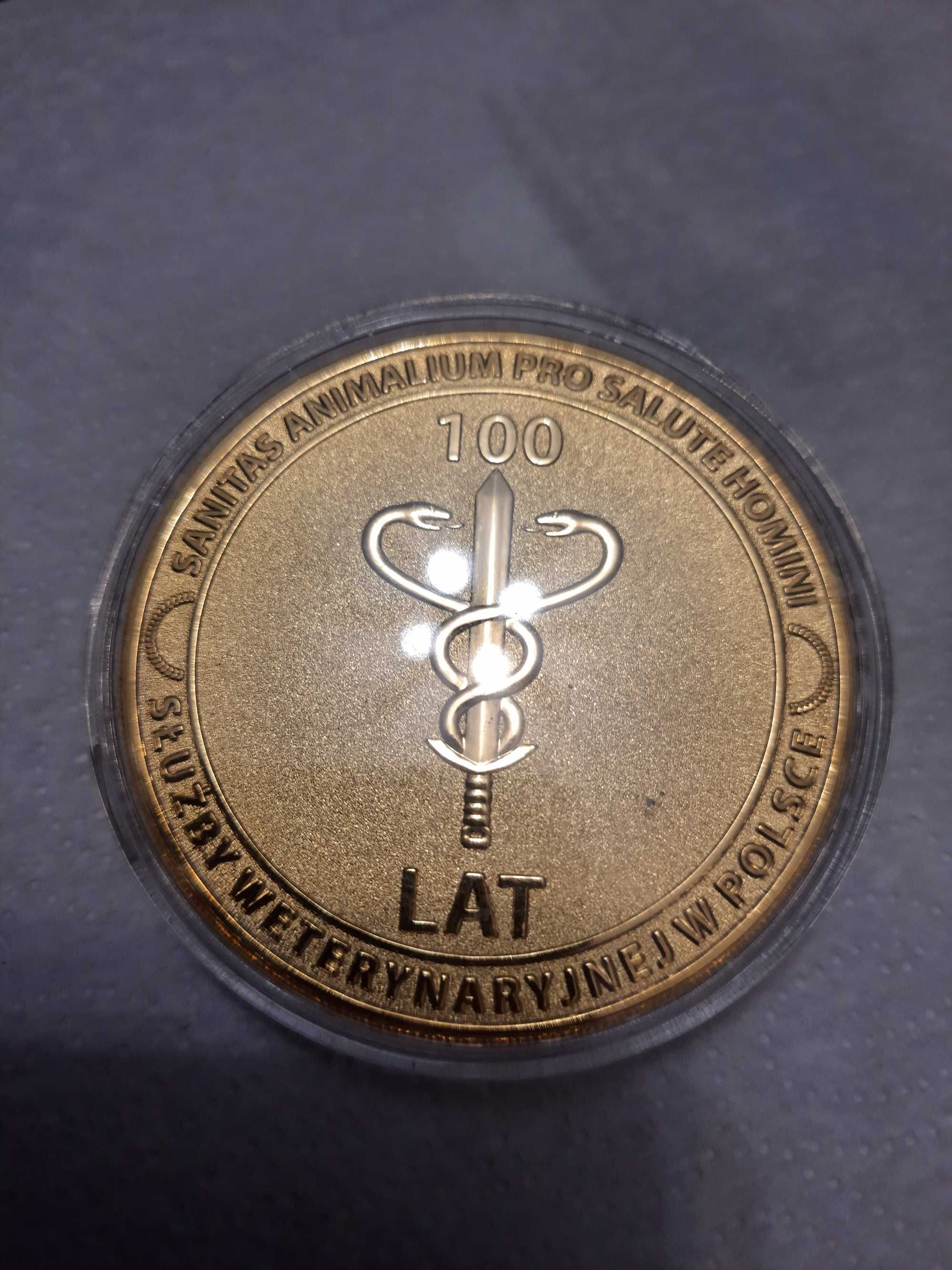 moneta -medal  inspekcja weterynaryjna