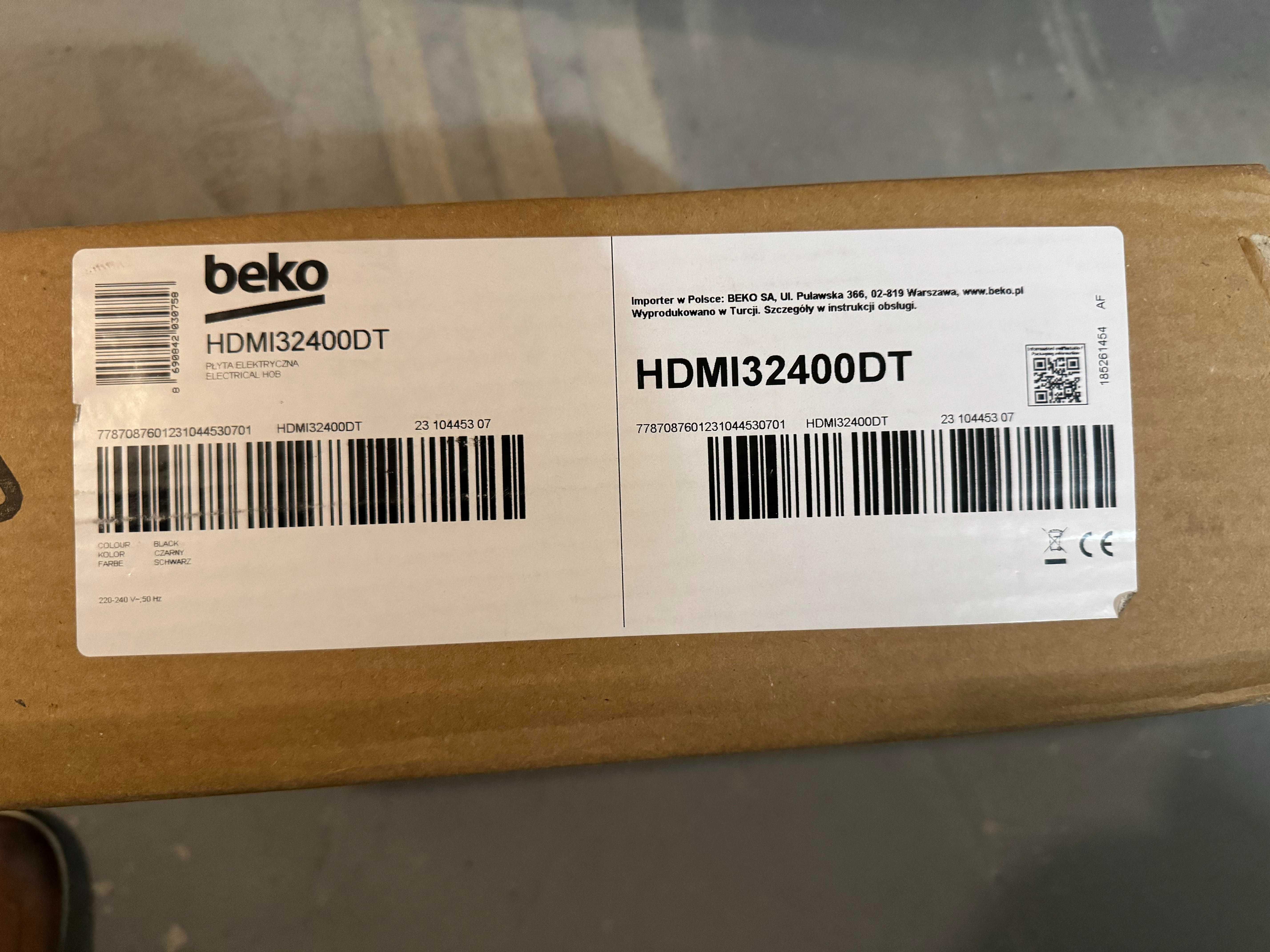 Płyta indukcyjna Beko HDMI32400DT Nowa!