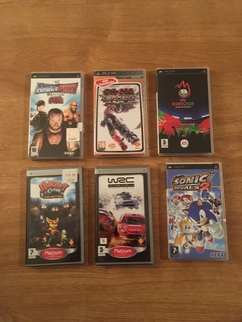 Jogos Nintendo DS, PSP e PS2