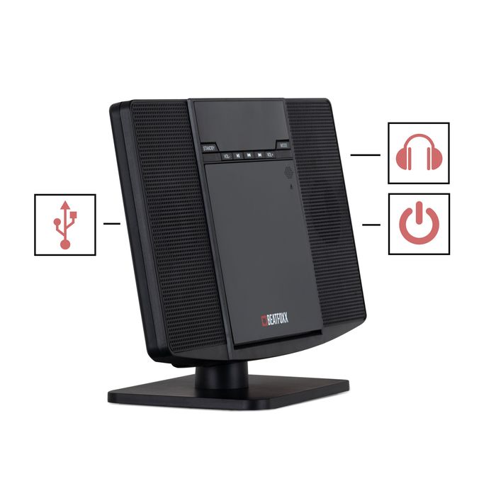 Wieża stereo Beatfoxx MCD-60 kompaktowa z USB i radio