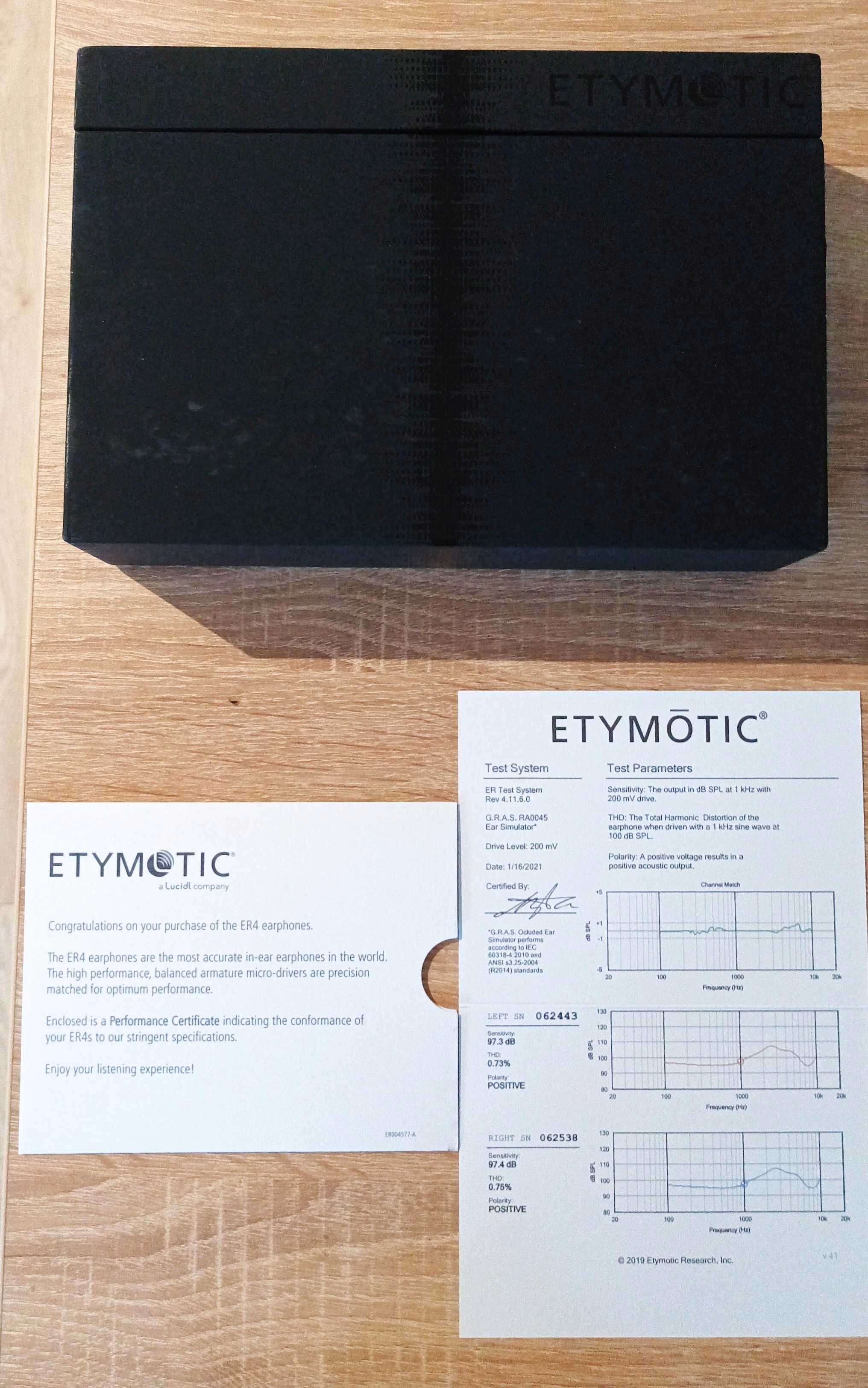 Słuchawki dokanałowe Etymotic ER4-XR + Tuning Kit