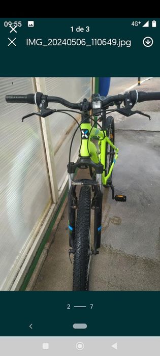 Bicicleta usada a andar