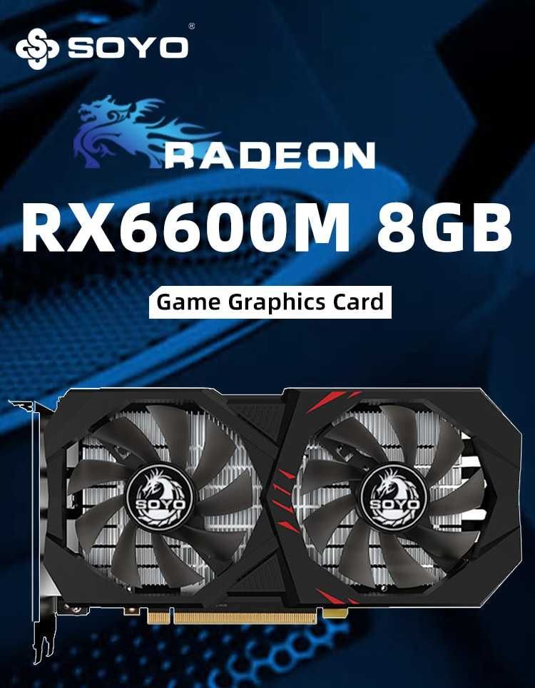 Відеокарта SOYO AMD Radeon RX 6600M 8Gb GDDR6