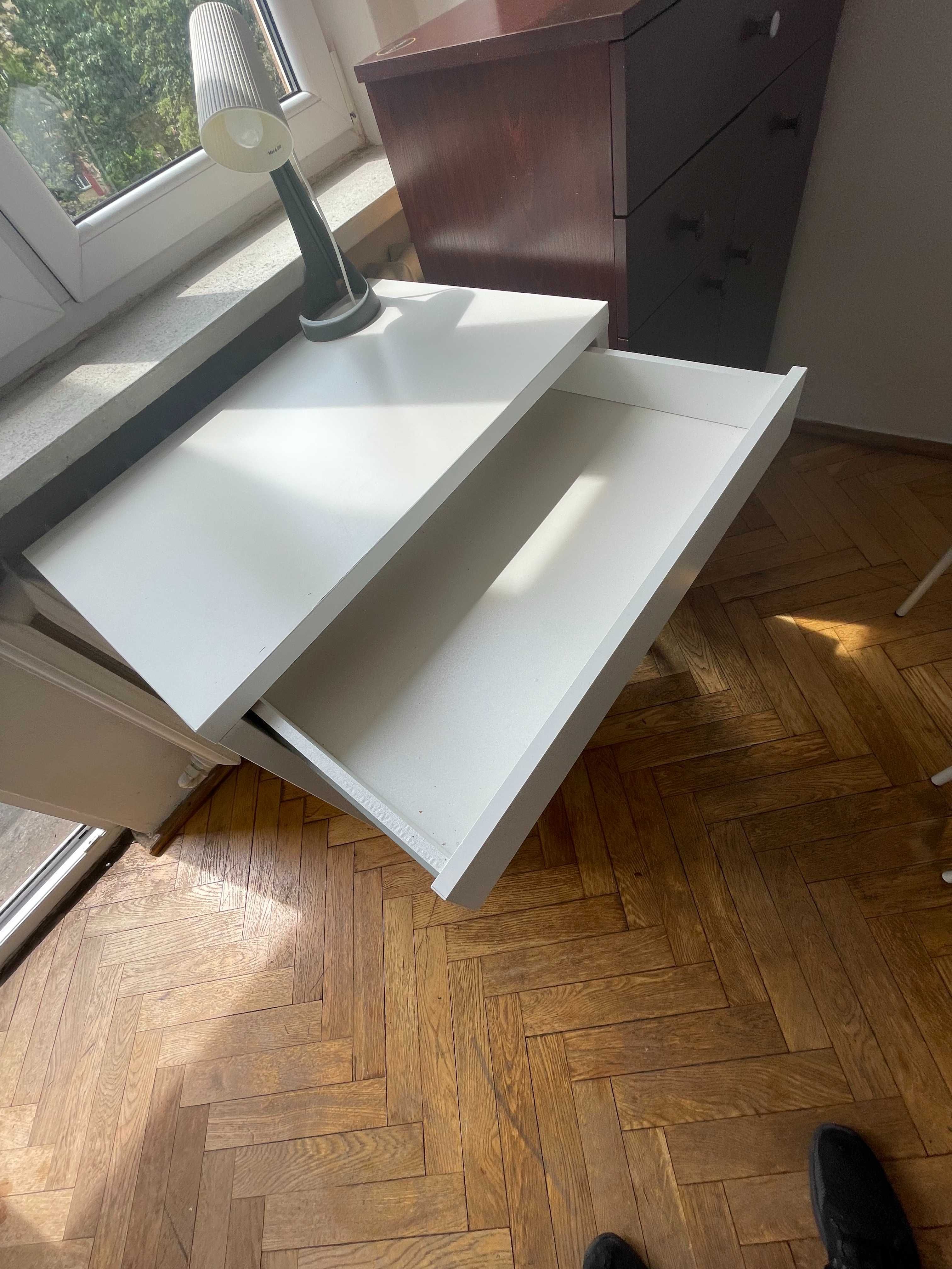 IKEA MICKE biurko 73x50x75 cm z szufladą BIAŁY
