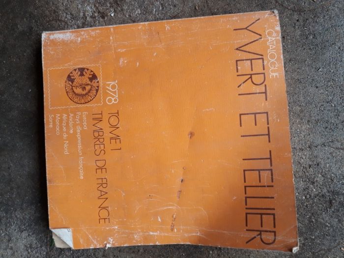 Catálogos de Selos Francês 1978 (3 Vol.) raríssimos