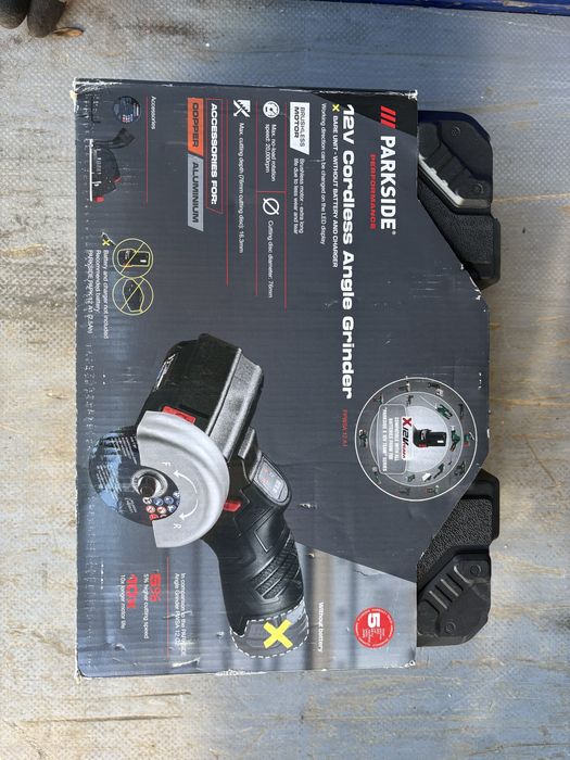 Nowa Szlifierka Kątowa Parkside PPWSA 12V
