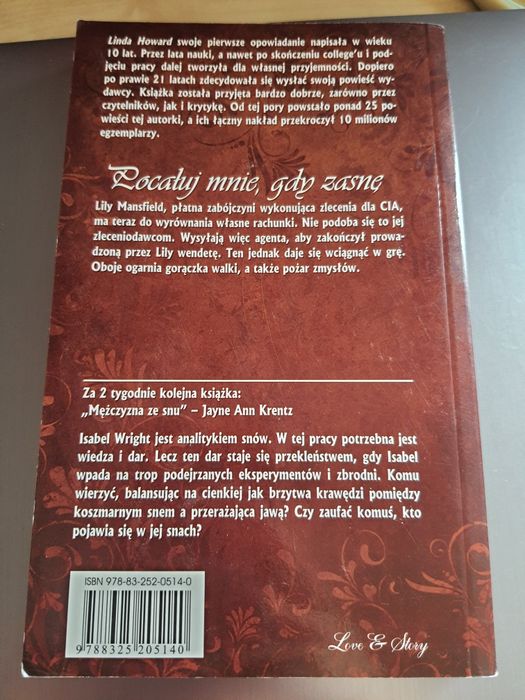 Książka "Pocałuj mnie gdy zasnę"