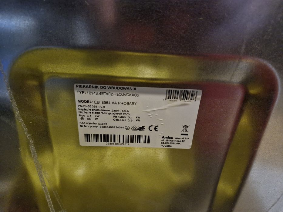 Piekarnik do zabudowy