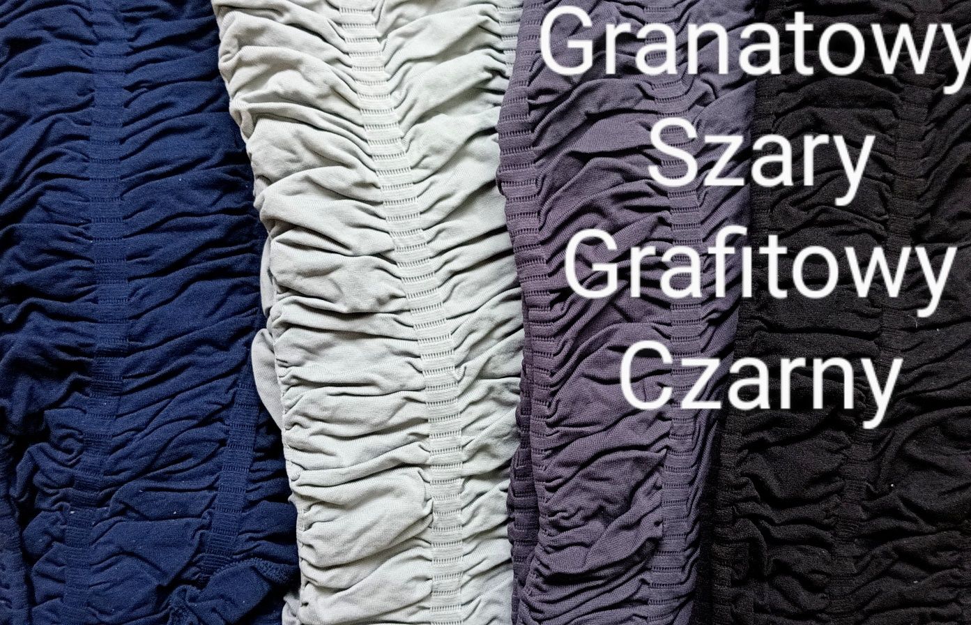 Legginsy bezszwowe włoskie marszczone
