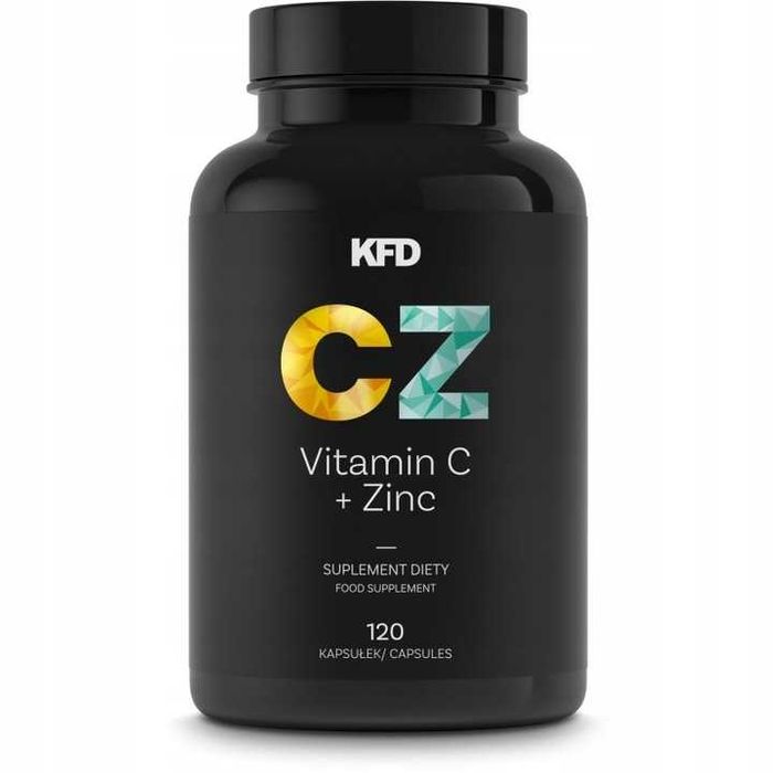 KFD VITAMIN C+ZINC 120 KAPS. witamina C, cynk