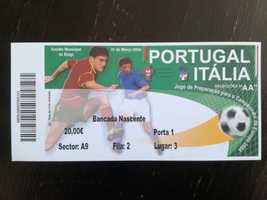Bilhete de Futebol Portugal vs Itália