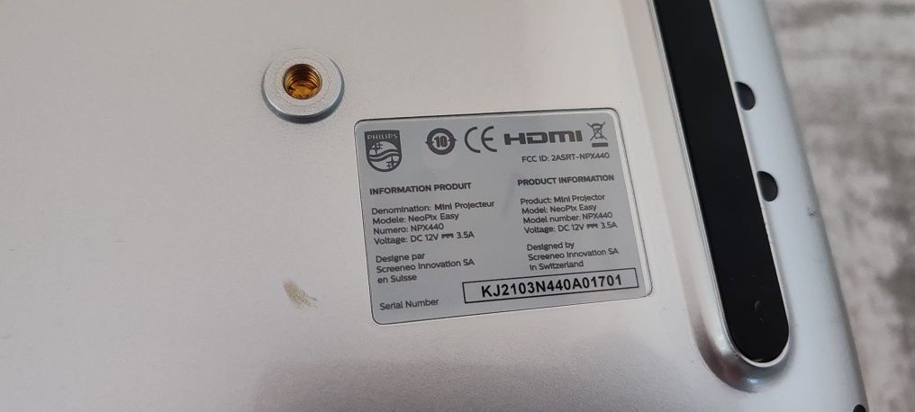 Projektor Philips Neopix Easy Npx440