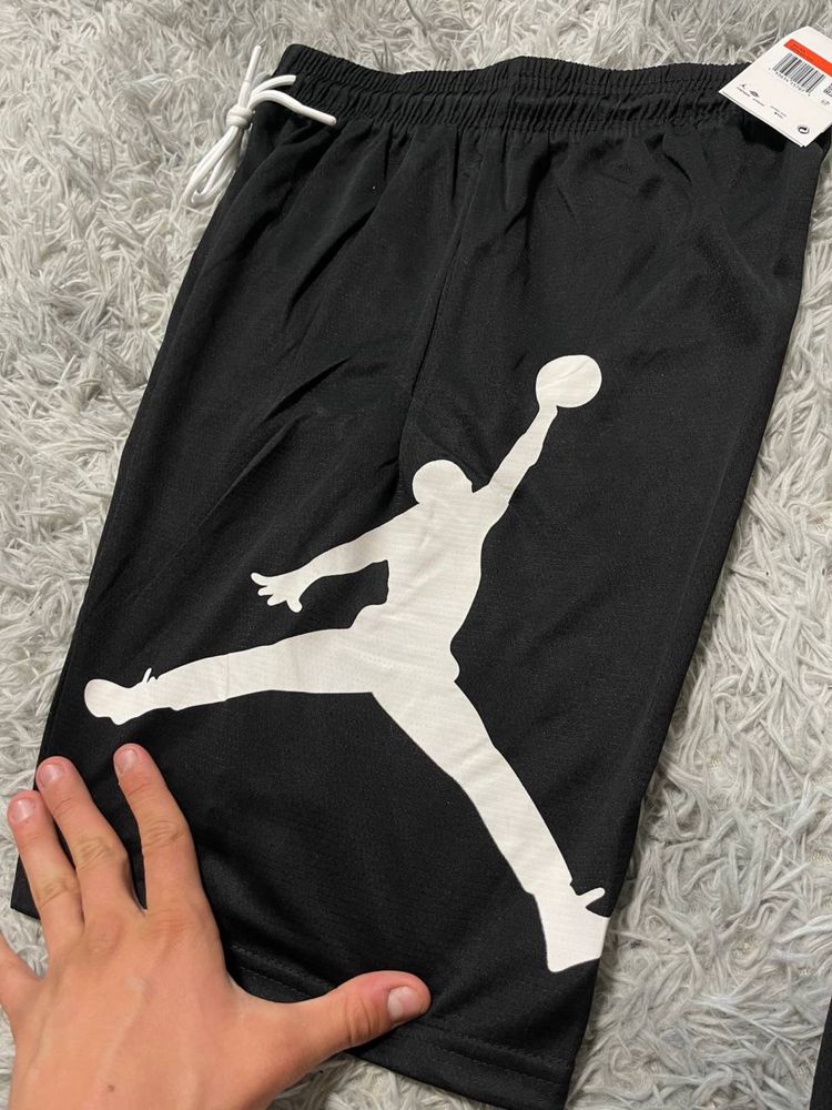 Шорти Jordan Sport Dri-Fit „Big logo,, All Black,джордан,jordan,шорти.