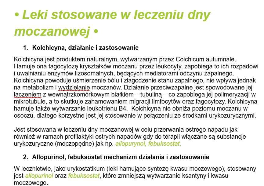 Notatki 3 rok Farmacji UMP