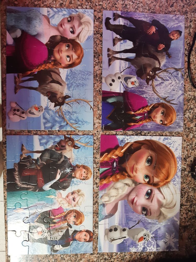 4 Puzzles Frozen