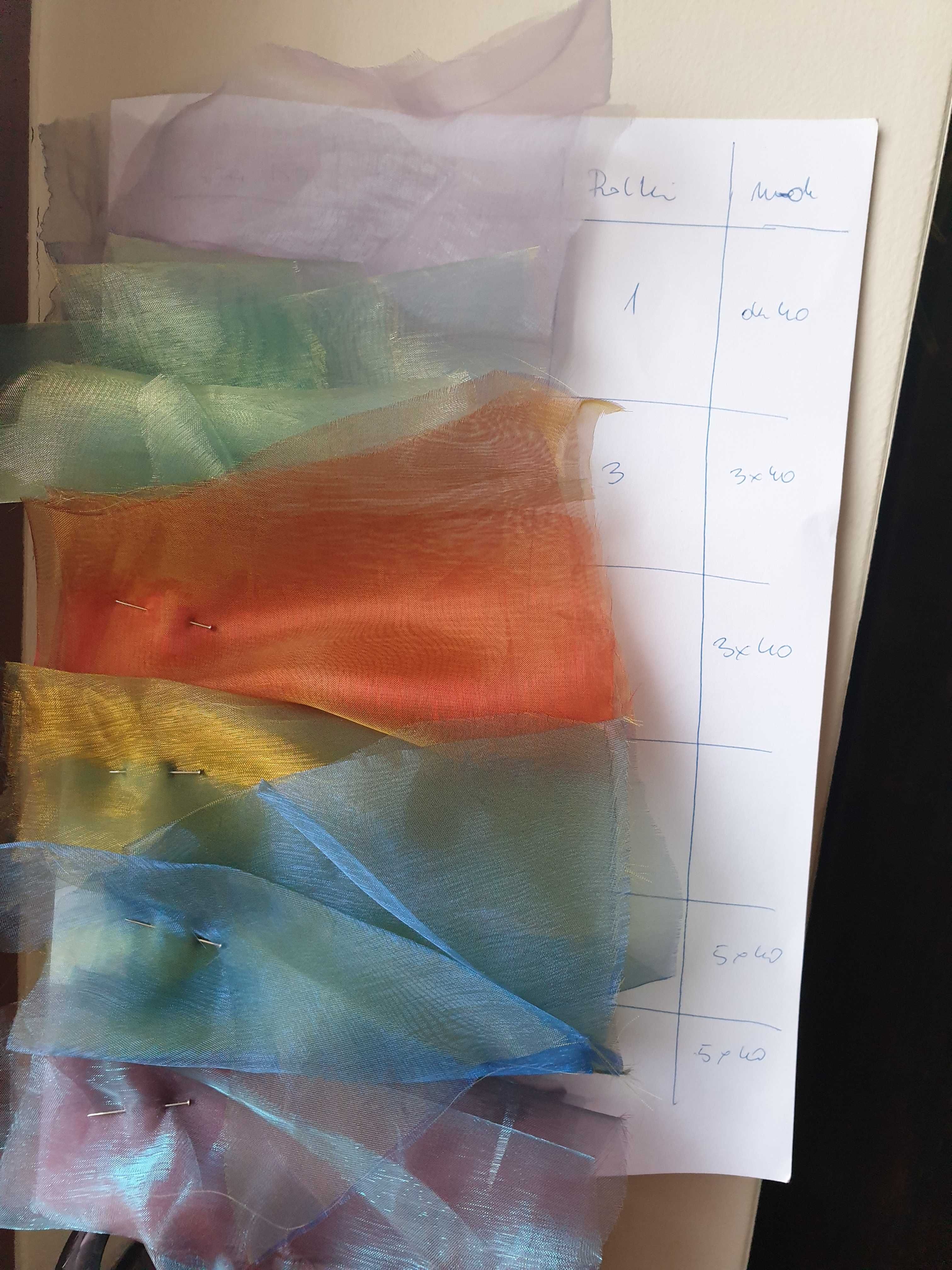 Materiał organza tiul  ślub, wesele, przyjęcia, dekoracja sal